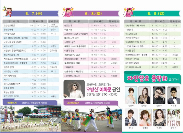 경산자인단오제 운영 상황