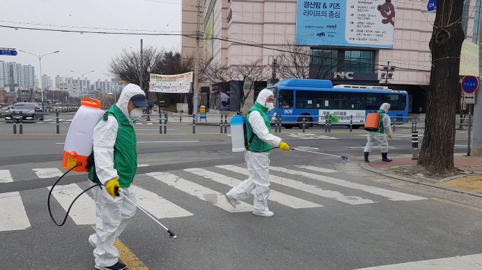 경산시새마을회, 코로나19 방역활동 전개