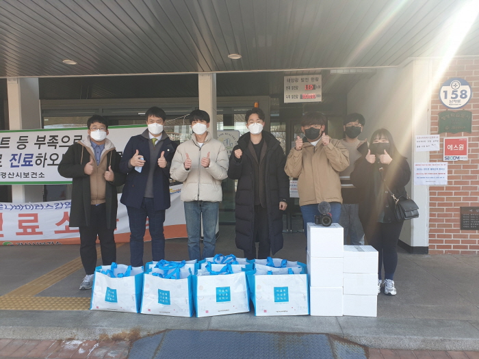 “힘내라 경산!”...시민 물품 후원 