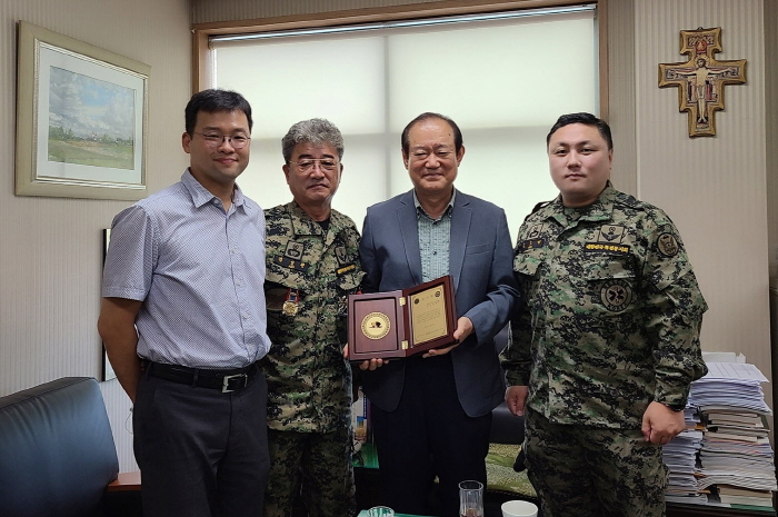 특전동지회, 세명병원에 감사패 전달