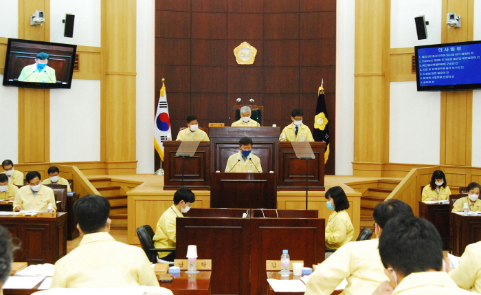시의회, 후반기 첫 임시회 개회 