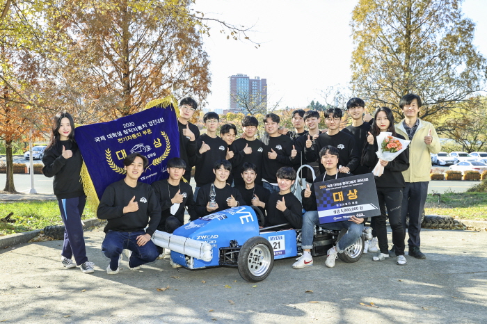 영남대, 국제대학생 창작 자동차 경진대회 ‘대상’