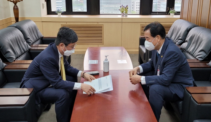최영조 시장, 기재부 방문해 현안사업 건의