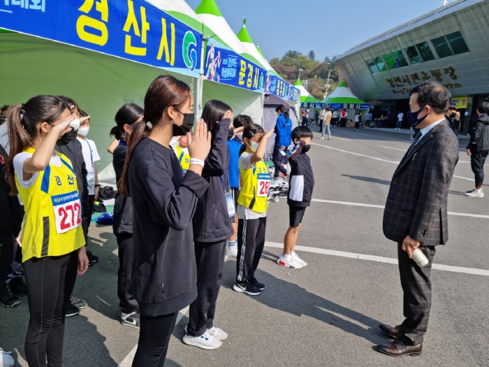 경산, 경북학생체육대회 육상 초등부 1위