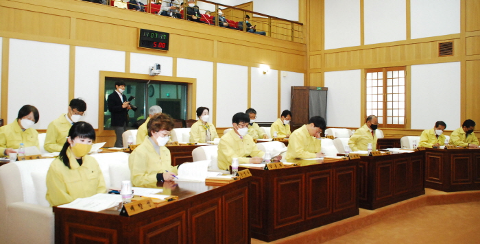 시의회 ‘2022년 주요업무계획 보고’ 청취