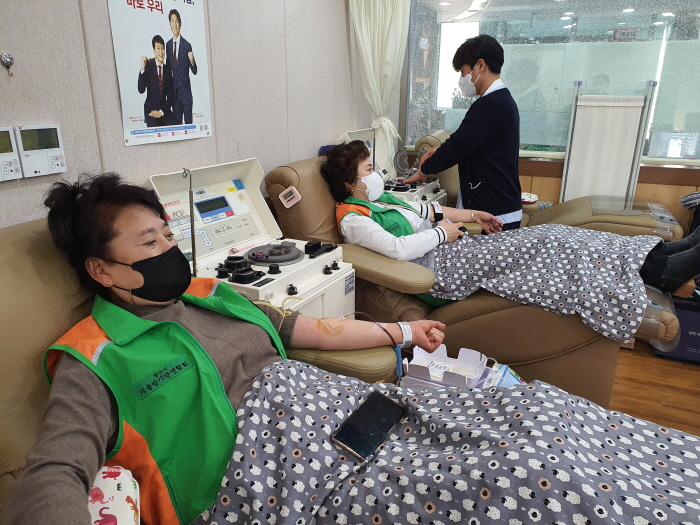 경산시자율방재단 ‘사랑의 헌혈’ 동참
