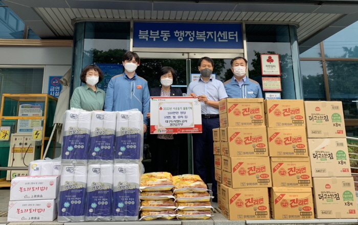 2호선 경산승무부, 사랑의 물품 후원 
