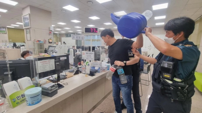 서부2동, 민원실 비상상황 대비 모의훈련
