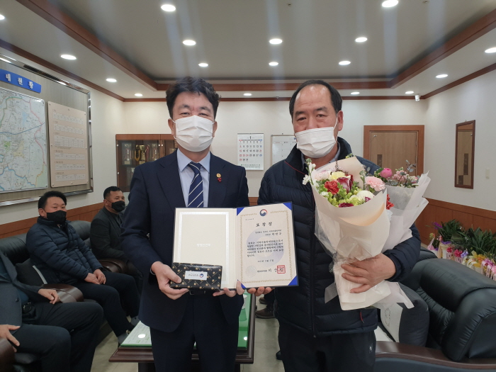 박만규 자율방재단 부단장 ‘행안부 장관’ 표창