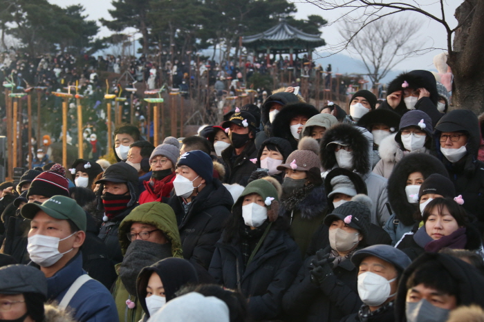 새해 첫 날 경산 곳곳에서 해맞이 행사