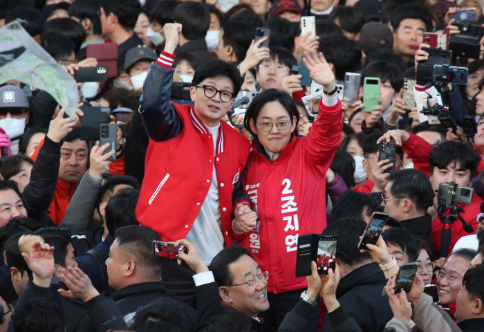 한동훈 “조지연을 스타정치인으로 키워달라”