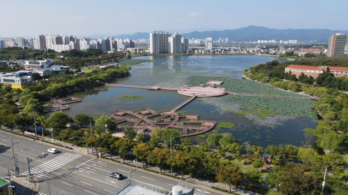 경북팔경 남매지의 전설을 품은 계양동