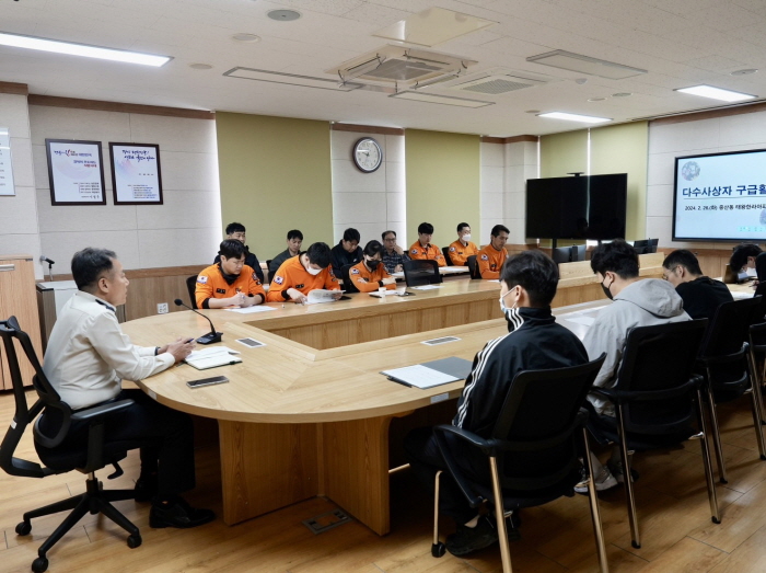 경산소방서, ‘다수사상자 구급활동’ 검토 회의 개최