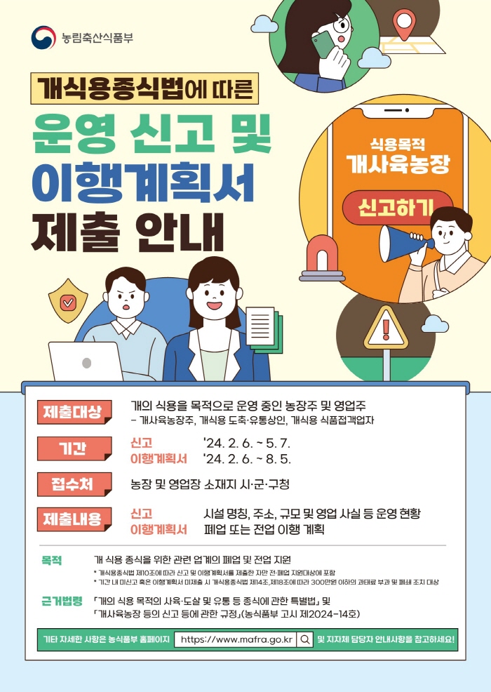 ‘개식용 종식’ 행정 절차 진행