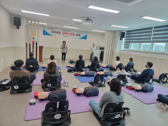 보건소, 심폐소생술 교육 확대 운영 