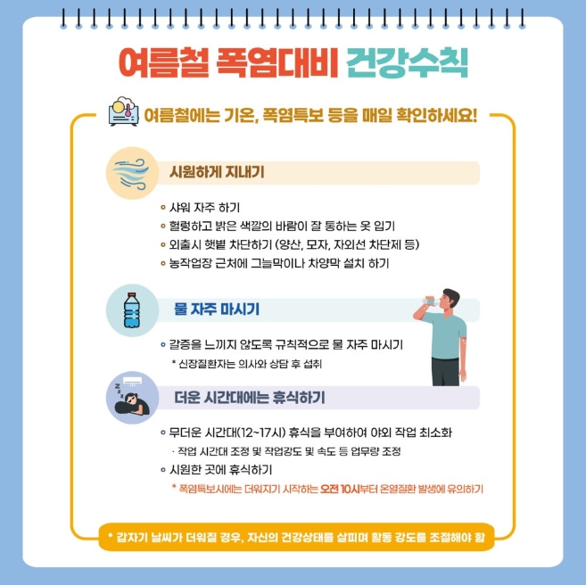 때 이른 폭염...“농작업 중 온열질환 조심해야”