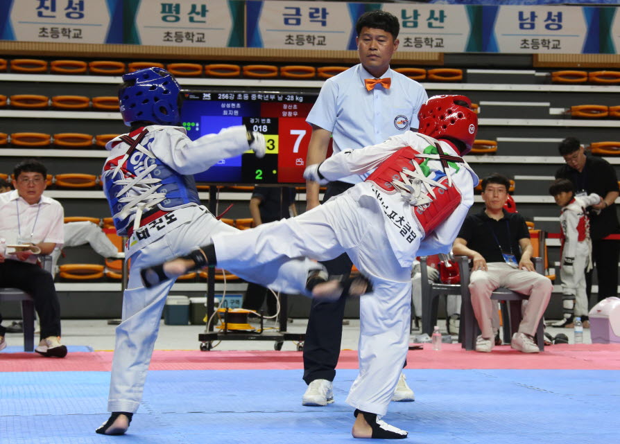 제17회 경산교육장배 태권도대회 열려