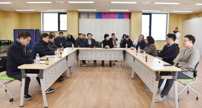 시의회 산건위, 주요사업장 현장 확인