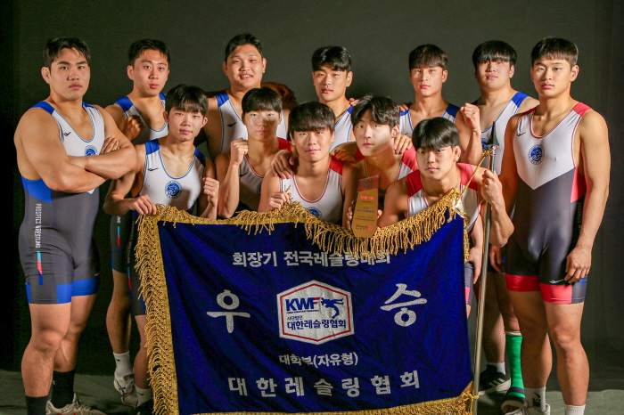 영남대 레슬링부, 제43회 회장기 단체 종합우승 