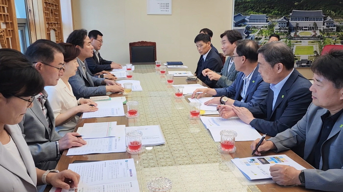 경산시, 도비 확보 위해 경북도청 방문