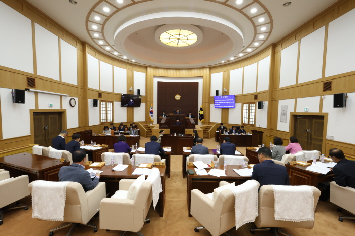 시의회, 제265회 임시회 일정 마무리