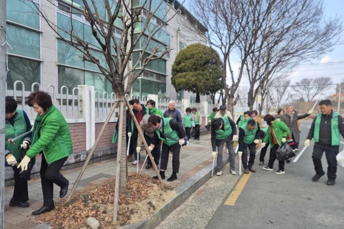 경산시새마을회, 설맞이 국토 대청결 활동